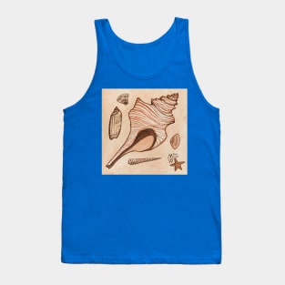 Gulf of Mexico Seashells Tank Top